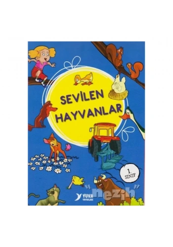 Sevilen Hayvanlar Serisi Düz Yazılı 1. Sınıf (10 Kitap Set)