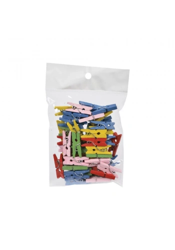 Südor Ahşap Mandal Renkli BS-99