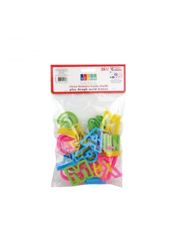 Südor Oyun Hamuru Kalıbı Harfler 26’lı S018