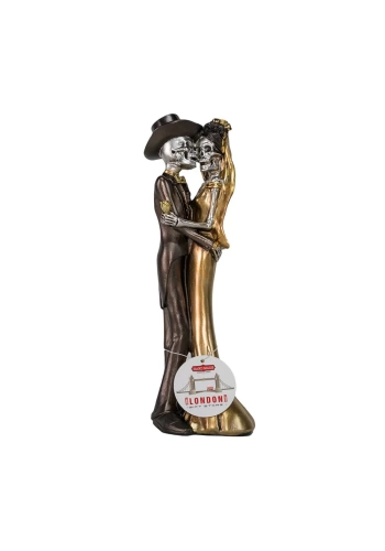 London Giftstore İskelet Figürü Biblo Seramik QMH12674-2