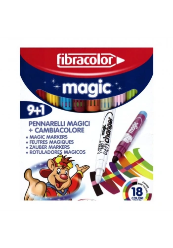 Fibracolor Magic Renk Değiştiren Keçeli Kalem 9+1 10540MA