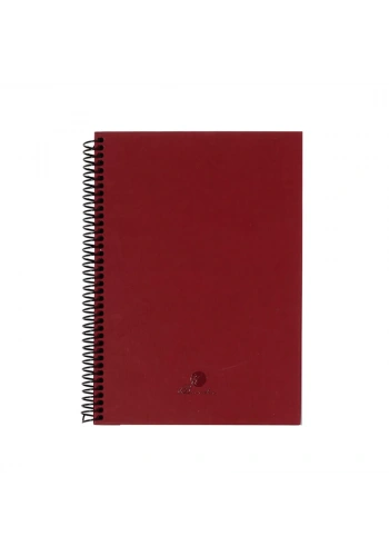 Keskin Color Sert Kapak Defter Spiralli 17x24 cm 60 Yaprak Bordo 410116-99