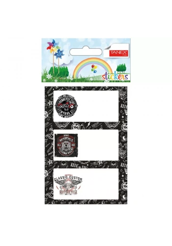 Tanex Okul Etiketi 3’lü 6006