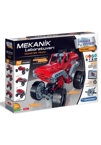 Clementoni Mekanik Laboratuvarı Canavar Kamyonlar 64438