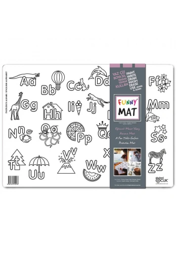 Funny Mat İngilizce Alfabe 1017