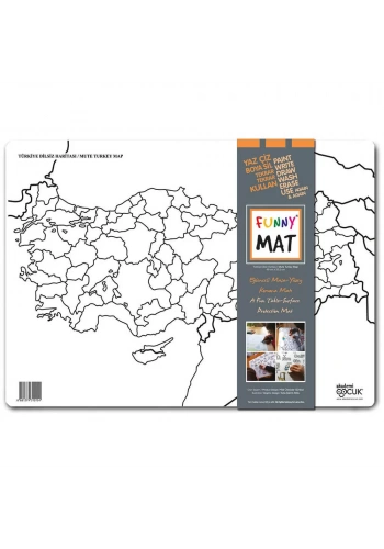 Funny Mat Türkiye Dilsiz Haritası 1015