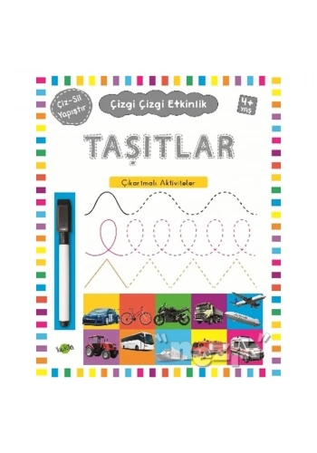 Taşıtlar 4 Yaş ve Üstü - Çizgi Çizgi Etkinlik