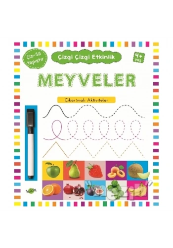 Meyveler 4 Yaş ve Üstü - Çizgi Çizgi Etkinlik