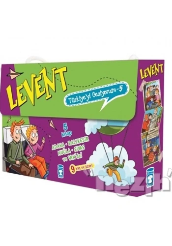Levent Türkiye’yi Geziyorum - 5 (5 Kitap Takım)