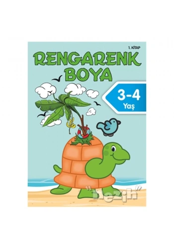 Rengarenk Boya 3-4 Yaş (1. Kitap)