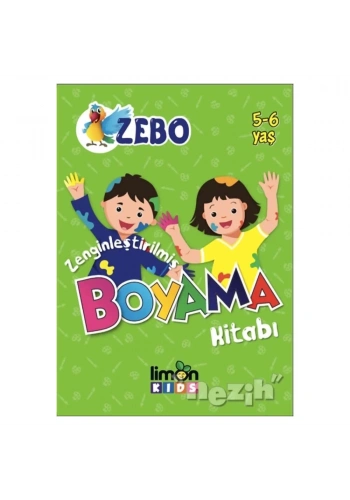 5 - 6 Yaş Zenginleştirilmiş Boyama Kitabı