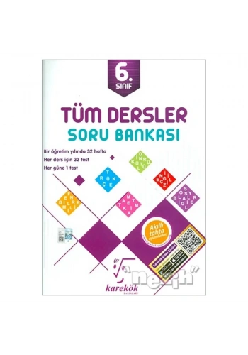 Karekök  6. Sınıf Tüm Dersler Soru Bankası