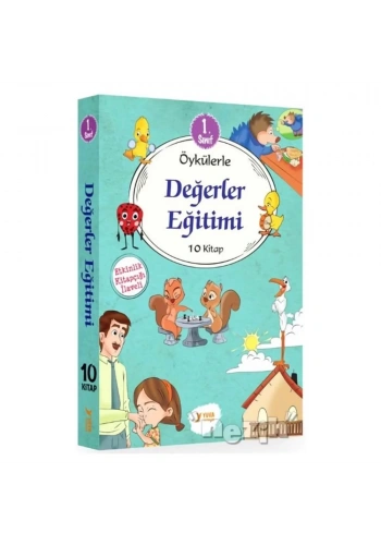 1. Sınıf Öykülerle Değerler Eğitimi Seti (10 Kitap Takım)