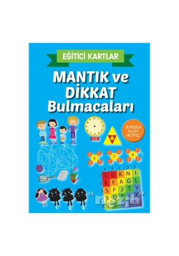 Mantık ve Dikkat Bulmacaları - Eğitici Kartlar