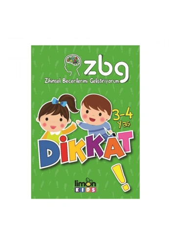 Zihinsel Becerilerimi Geliştiriyorum 3-4 Yaş Dikkat