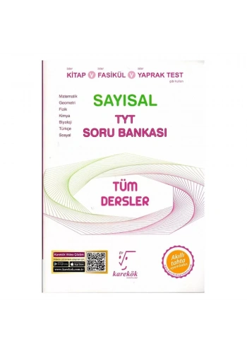 Karekök  TYT Tüm Dersler Sayısal Soru Bankası