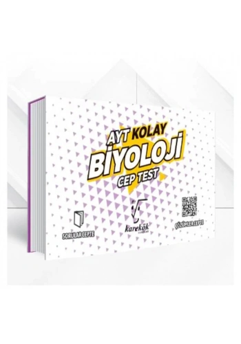 Karekök AYT Biyoloji Cep Test Kolay
