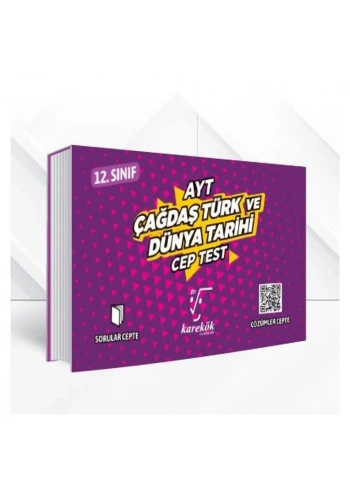 Karekök AYT Çağdaş Türk Ve Dünya Tarihi Cep Test