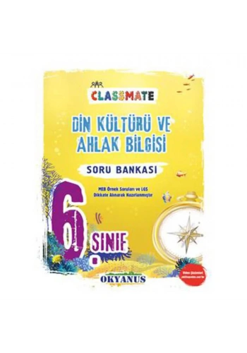 Okyanus 6. Sınıf Classmate Din Kültürü ve Ahlak Bilgisi Soru Bankası
