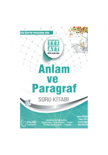 Palme TYT-AYT Anlam ve Paragraf Soru Kitabı