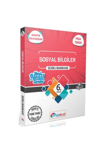 Köşebilgi 6. Sınıf Sosyal Bilgiler Özet Bilgili Soru Bankası