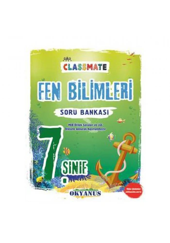 Okyanus 7. Sınıf Classmate Fen Bilimleri Soru Bankası