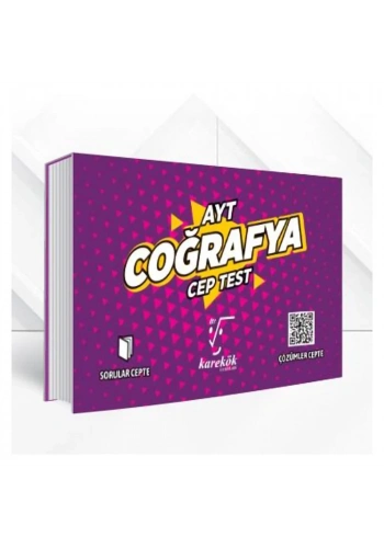 Karekök AYT Coğrafya Cep Test