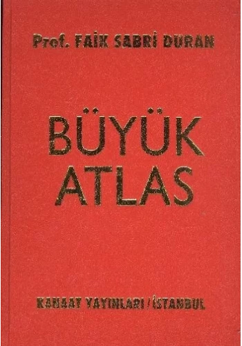 Kanaat - Golden Büyük Atlas Ciltli