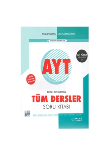 Palme YKS-AYT Tüm Dersler Soru Kitabı