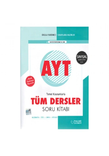 Palme AYT Tüm Dersler Soru Kitabı