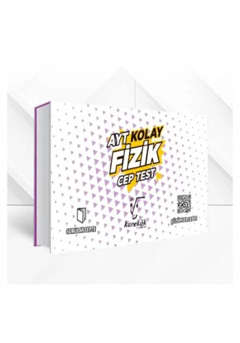 Karekök AYT Fizik Cep Test Kolay