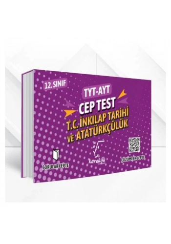Karekök TYT AYT İnkılap Tarihi Cep Test