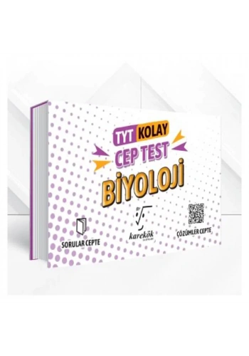 Karekök TYT Biyoloji Cep Test Kolay