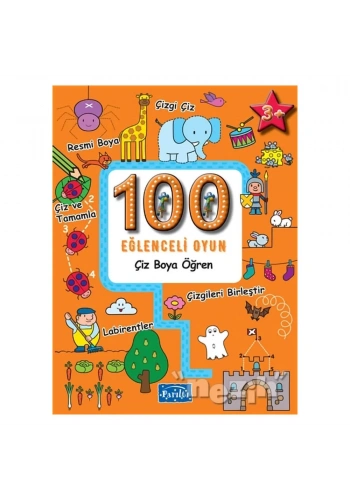100 Eğlenceli Oyun - Çiz Boya Öğren