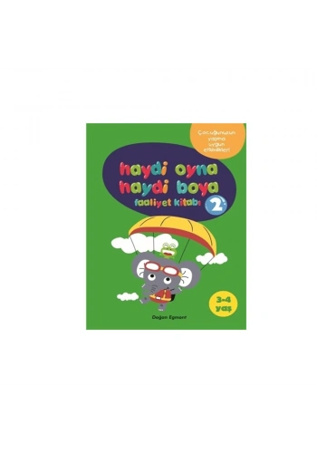 DE Haydi Oyna Haydi Boya Faaliyet Kitabı 2 (3-4 Yaş)