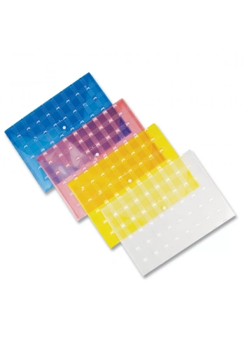 Faber Castell Desenli Çıtçıtlı Dosya Sarı 393300