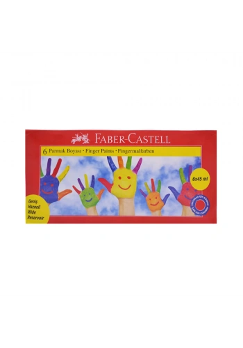 Faber Castell Parmak Boyası 6 Renk 45 Ml 160422