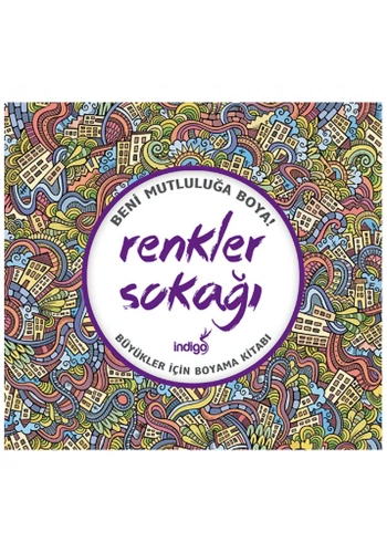 Renkler Sokağı – Büyükler İçin Boyama Kitabı