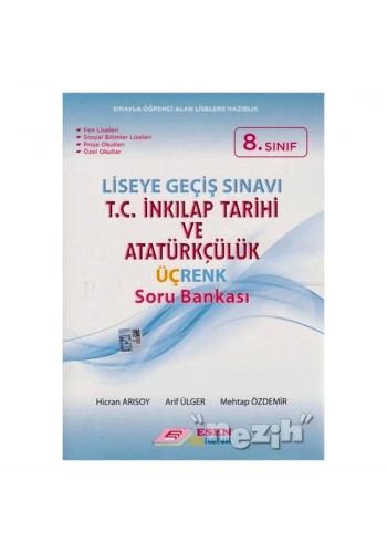 Üçrenk 8. Sınıf LGS İnkilap Tarihi Ve Atatürkçülük Soru Bankası 2019