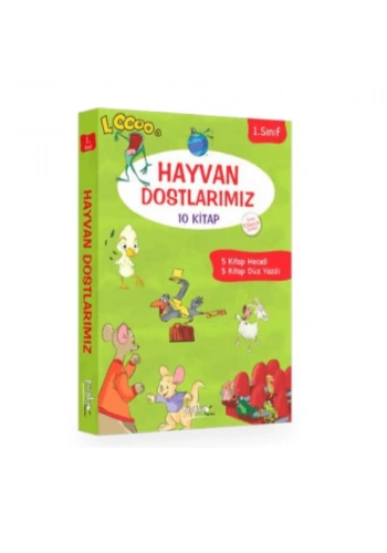 Pinokyo  1. Sınıf Hayvan Dostlarımız 10’lu Set