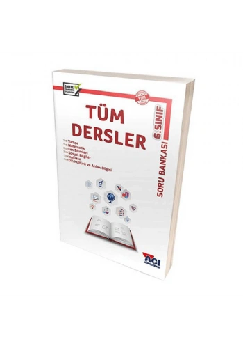 Açı Yayınları  6.Sınıf Tüm Dersler Soru Bankası