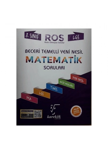 Karekök  8. Sınıf LGS ROS Matematik Soruları