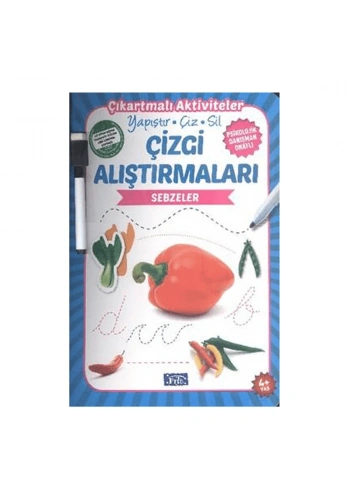 Çizgi Alıştırmaları Sebzeler