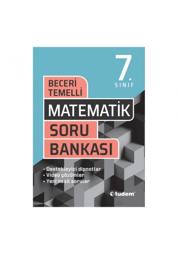 Tudem  7.sınıf Matematik Beceri Temelli Soru Bankası 2021