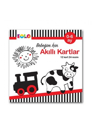 Eolo  Bebeğim için Akıllı Kartlar 0-6 ay - Eğitici Kartlar