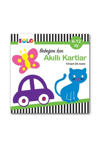 Eolo  Bebeğim için Akıllı Kartlar 6-12 ay - Eğitici Kartlar