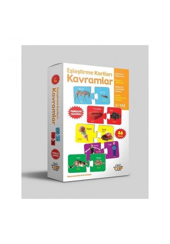 0 6 Yaş Yayınları  Eşleştirme Kartları  Kavramlar