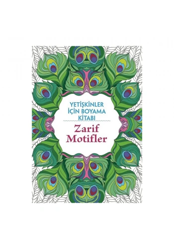 Yetişkinler İçin Boyama Kitabı - Zarif Motifler