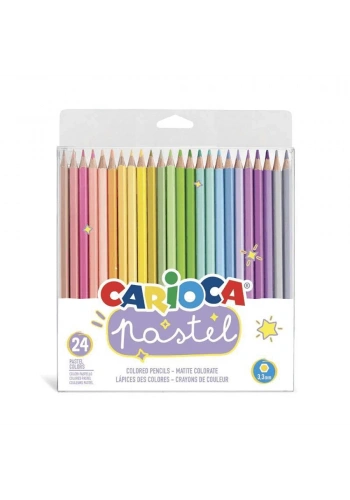 Carioca Pastel Renk Kuru Boya Kalemi 24’Lü 43310