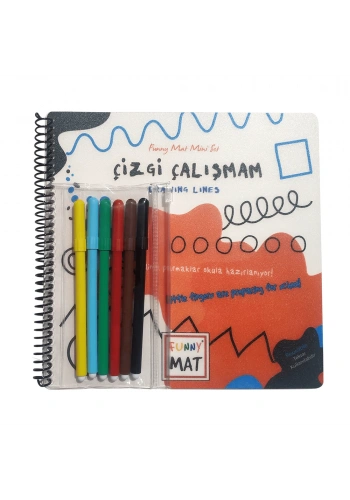 Funny Mat Mini Set Çizgi Çalışmam (Kalemli) 1161